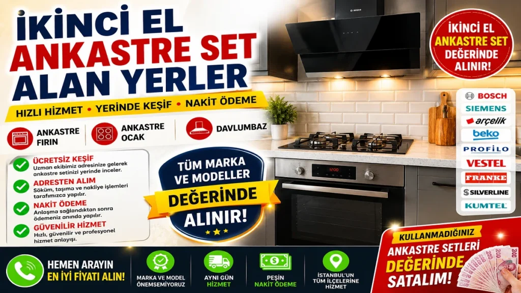 Ikinci El Ankastre Set Alanlar